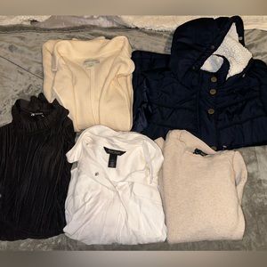 Bundle of 5 Size Small and XS Tops